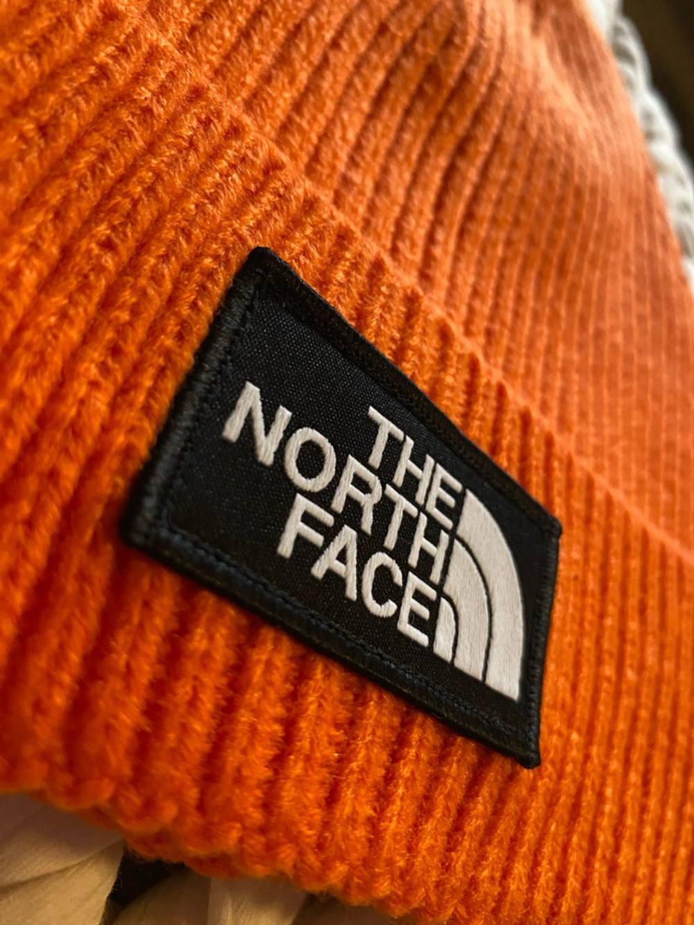 🆕 North Face Orange Beanie Hat